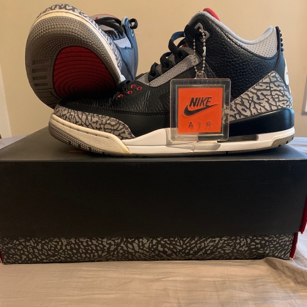 Men’s Jordan 3 “Black Concrete”